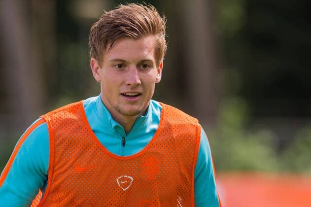 Hidde ter Avest of The Netherlands U19 during a training session of Netherlands U19 at July 5, 2016 in Heelsum, The Netherlands. Netherlands U19 Training session 2016 2017 xVIxGerritxvanxKeulenxIVx 5792214