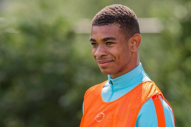 Juninho Bacuna of The Netherlands U19 during a training session of Netherlands U19 at July 5, 2016 in Heelsum, The Netherlands. Netherlands U19 Training session 2016 2017 xVIxGerritxvanxKeulenxIVx 5792215