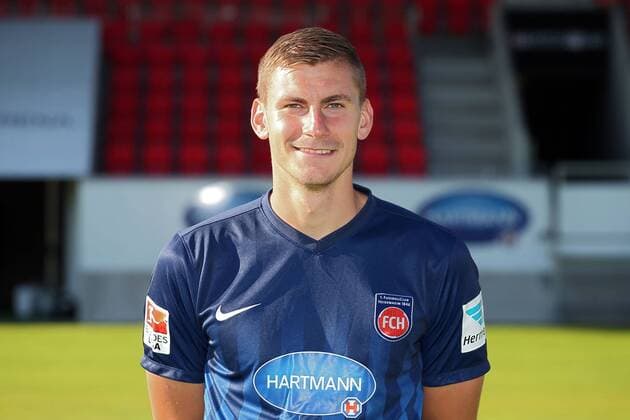 Fussball , GER, 2.BL, Portraettermin 2016 2017, 1.FC Heidenheim, Kevin Kraus ( 1.FC Heidenheim ), Heidenheim Copyright: Langer Eibner-Pressefoto EP_HLR