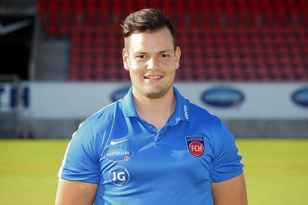 Fussball , GER, 2.BL, Portraettermin 2016 2017, 1.FC Heidenheim, Physiotherapeut Johannes Gessler ( 1. FC Heidenheim ), Heidenheim Copyright: Langer Eibner-Pressefoto EP_HLR