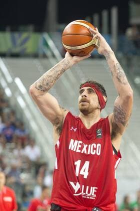 July 5, 2016 - Turin, Italy - The mexican power forward Lorenzo Mata shoots a basket in the match between Mexico and Iran at 2016 FIBA Olympic Qualifying Tournament in Turin, Italy on July 5, 2016. FIBA Qualifying Tournament: Mexico v Iran  - ZUMAn230