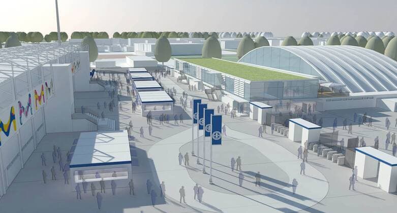Fußball, Stadiongeschichte SV Darmstadt 98 07.07.2016, xfux, Fussball 1.Bundesliga, Pressekonferenz der Stadt Darmstadt und des SV Darmstadt 98 zum Stadion-Neubau Umbau Merck-Stadion am Boellenfalltor, emspor emonline deloka, v.l. Architektenentwurf zur Modernisierung des Merck-Stadion am Boellenfalltor Darmstadt