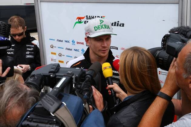 British Grand Prix, Silverstone 07 - 10 July 2016 07.07.2016 - Nico Hulkenberg (GER) Sahara Force India F1 VJM09 