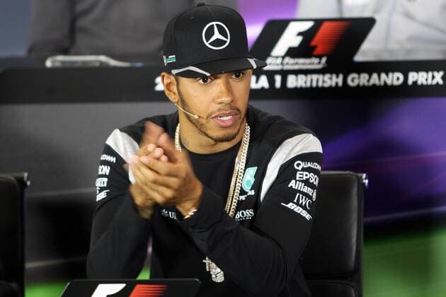 British Grand Prix, Silverstone 07 - 10 July 2016 07.07.2016 - press conference PK Pressekonferenz Lewis Hamilton (GBR) Mercedes AMG F1 W07 Hybrid 