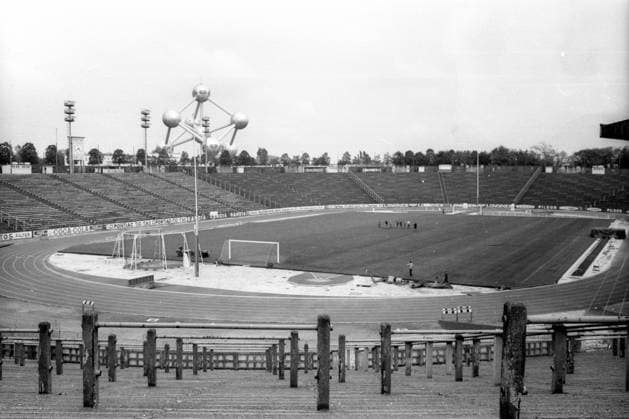 Heysel Stadion in Brüssel, Austragungsort des EM Finales 1972