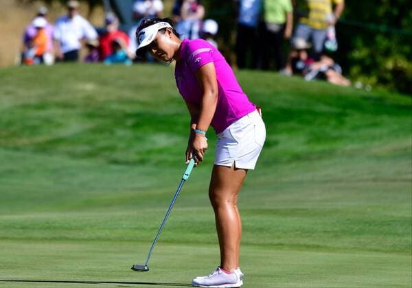 07 July 16: Lydia Ko puts during the US Women s Open at CordeValle Golf Club in San Martin, CA. (Photo by Rob Sirota Icon Sportswire) GOLF: JUL 07 LPGA Golf Damen - U.S. Women s Open - First Round Icon16070727561 EDITORIAL USE ONLY