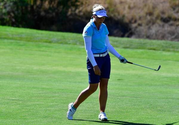 07 July 16: Brooke Henderson dejected after shot during the US Women s Open at CordeValle Golf Club in San Martin, CA. (Photo by Rob Sirota Icon Sportswire) GOLF: JUL 07 LPGA Golf Damen - U.S. Women s Open - First Round Icon16070728001 EDITORIAL USE ONLY