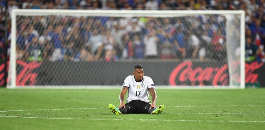 EURO 2016, Deutschland - Frankreich Fussball, Herren, Saison 2015 16, EM 2016 in Frankreich, Halbfinale in Marseille, Deutschland - Frankreich 0:2, Jerome Boateng (Deutschland), 07.07. 2016,