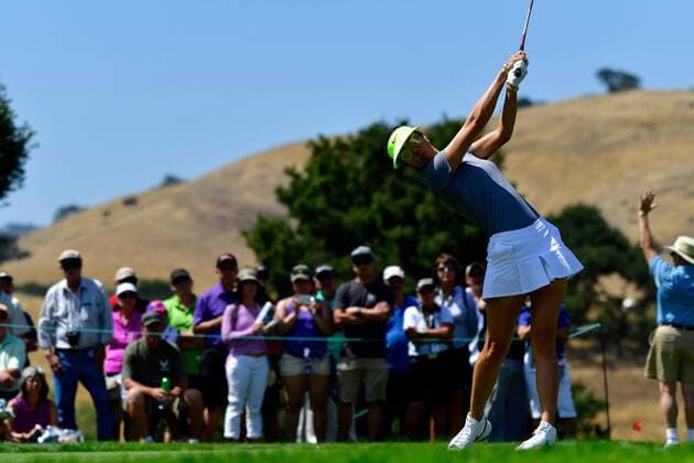 07 July 16: Michelle Wie during the US Women s Open at CordeValle Golf Club in San Martin, CA. (Photo by Rob Sirota Icon Sportswire) GOLF: JUL 07 LPGA Golf Damen - U.S. Women s Open - First Round Icon16070723861 EDITORIAL USE ONLY