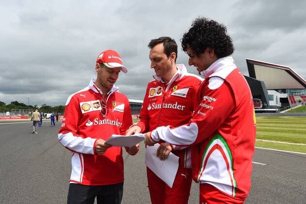 Sebastian Vettel, Scuderia Ferrari, formula 1 GP, Great Britain in Silverstone 08.07.2016 Photo:mspb Jerry Andre Sebastian Vettel, formula 1 GP, Great Britain