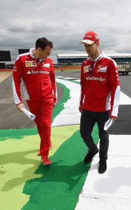 Sebastian Vettel, Scuderia Ferrari, formula 1 GP, Great Britain in Silverstone 08.07.2016 Photo:mspb Jerry Andre Sebastian Vettel, formula 1 GP, Great Britain