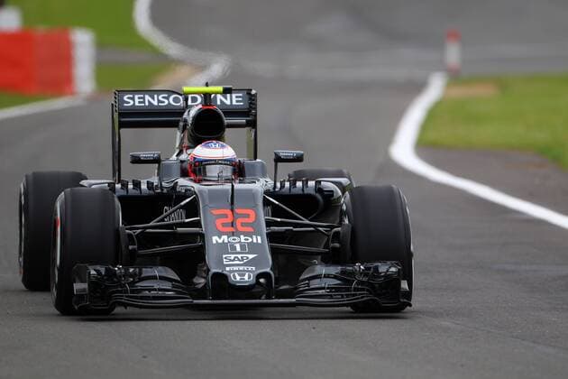 British Grand Prix, Silverstone 07 - 10 July 2016 08.07.2016 - Free Practice 1, Jenson Button (GBR) McLaren Honda MP4-31 
