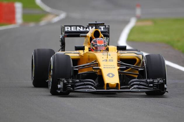 British Grand Prix, Silverstone 07 - 10 July 2016 08.07.2016 - Free Practice 1, Esteban Ocon (FRA) Renault Formula One Team Test Driver 