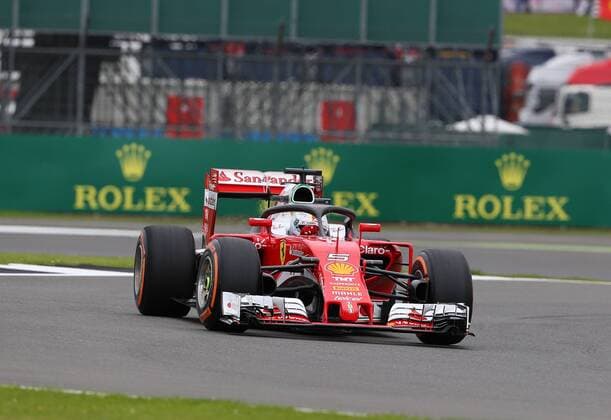 Sebastian Vettel, Scuderia Ferrari, formula 1 GP, Great Britain in Silverstone 08.07.2016 Photo:mspb Jerry Andre Sebastian Vettel, formula 1 GP, Great Britain