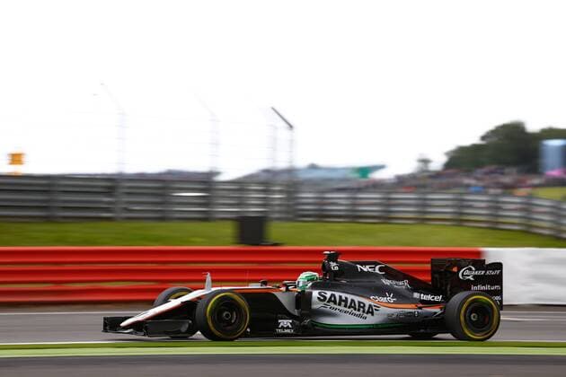 MotorSports: FIA Formula One World Championship WM Weltmeisterschaft 2016, Grand Prix of Great Britain, 27 Nico Hulkenberg (GER, Sahara Force India F1 Team), xHOCHxZWEIx