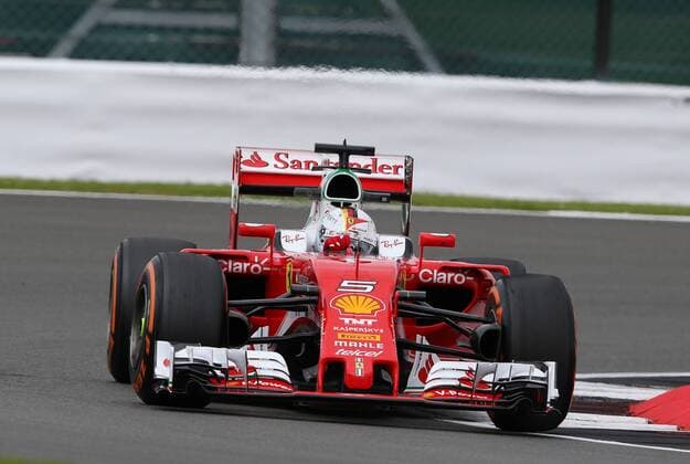 Sebastian Vettel, Scuderia Ferrari, formula 1 GP, Great Britain in Silverstone 08.07.2016 Photo:mspb Jerry Andre Sebastian Vettel, formula 1 GP, Great Britain