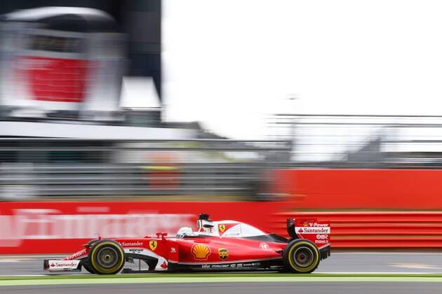 MotorSports: FIA Formula One World Championship WM Weltmeisterschaft 2016, Grand Prix of Great Britain, 5 Sebastian Vettel (GER, Scuderia Ferrari), xHOCHxZWEIx