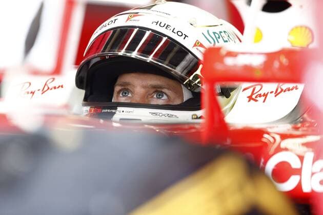 MotorSports: FIA Formula One World Championship WM Weltmeisterschaft 2016, Grand Prix of Great Britain, 5 Sebastian Vettel (GER, Scuderia Ferrari), xHOCHxZWEIx