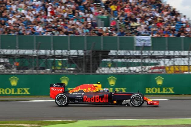 British Grand Prix, Silverstone 07 - 10 July 2016 08.07.2016 - Free Practice 2, Max Verstappen (NED) Red Bull Racing RB12 