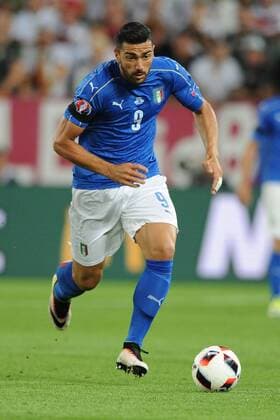 UEFA EURO EM Europameisterschaft Fussball 2016, Italy (ITA) - Germany (GER), graziano pelle xHOCHxZWEIx xItalyxPhotoxPressx 