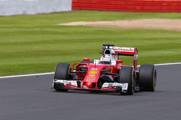 Sebastian Vettel, Scuderia Ferrari, formula 1 GP, Great Britain in Silverstone 09.07.2016 Photo:mspb Jerry Andre Sebastian Vettel, formula 1 GP, Great Britain