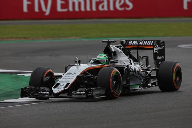 British Grand Prix, Silverstone 07 - 10 July 2016 09.07.2016 - Free Practice 3, Nico Hulkenberg (GER) Sahara Force India F1 VJM09 