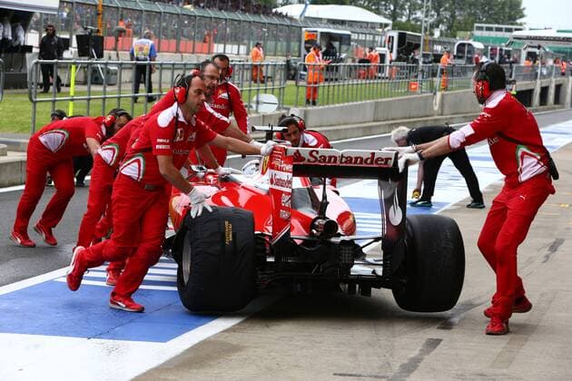 British Grand Prix, Silverstone 07 - 10 July 2016 09.07.2016 - Free Practice 3, Sebastian Vettel (GER) Scuderia Ferrari SF16-H 