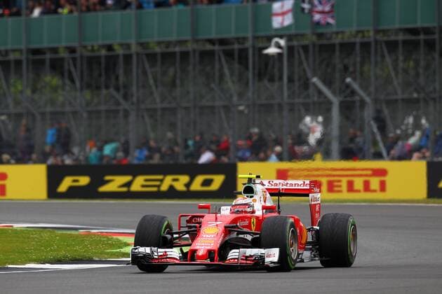 British Grand Prix, Silverstone 07 - 10 July 2016 09.07.2016 - Free Practice 3, Kimi Raikkonen (FIN) Scuderia Ferrari SF16-H 