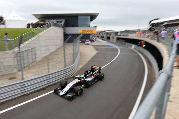 Motorsports: FIA Formula One World Championship WM Weltmeisterschaft 2016, Grand Prix of Great Britain, 27 Nico Hulkenberg (GER, Sahara Force India F1 Team), xHOCHxZWEIx