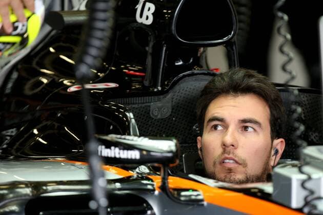 Motorsports: FIA Formula One World Championship WM Weltmeisterschaft 2016, Grand Prix of Great Britain, 11 Sergio Perez (MEX, Sahara Force India F1 Team), xHOCHxZWEIx