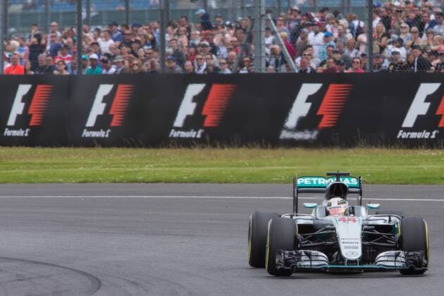 09.07.2016. Silverstone, Northants, England. Formula One British Grand Prix Qualifying. Mercedes AMG Petronas Formula One Team driver Lewis Hamilton on his way to pole xTimxWilliamsx  ActionPlus11759982