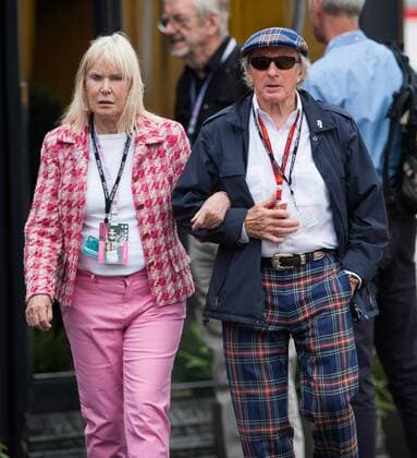 09.07.2016. Silverstone, Northants, England. Formula One British Grand Prix Qualifying. Sir Jackie and Lady Helen Stewart in attendance for qualifying sessions and in full colour xTimxWilliamsx  ActionPlus11760001