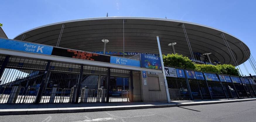SOCCER - UEFA EURO EM Europameisterschaft Fussball 2016, POR vs FRA SAINT-DENIS,FRANCE,09.JUL.16 - SOCCER - UEFA European Championship EM Europameisterschaft 2016, final, international match Länderspiel Portugal vs France, preview. Image shows the Stade de France. Keywords: stadium. GEPAxpictures xFlorianxErtl