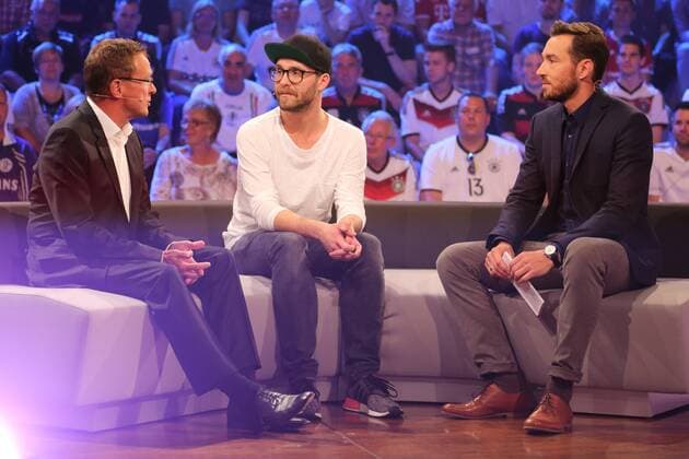 RALF RANGNICK, MARK FORSTER, SVEN VOSS DAS AKTUELLE SPORTSTUDIO ZDF MAINZ 