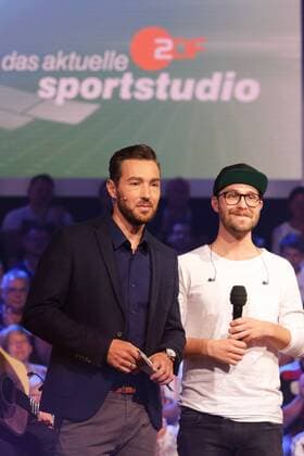 SVEN VOSS, MARK FORSTER DAS AKTUELLE SPORTSTUDIO ZDF MAINZ 