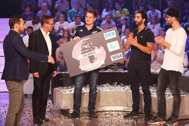 SVEN VOSS, RALF RANGNICK, PATRICK MEISTERJAHN, CHRISTIAN TUELGER, MARK FORSTER DAS AKTUELLE SPORTSTUDIO ZDF MAINZ 