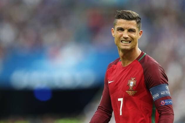10.07.2016, UEFA EURO EM Europameisterschaft Nationalteam Fussball 2016, Finale, , Cristiano Ronaldo (POR), Portugal - France, European Football Championship  20160710lusk32
