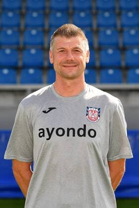 10.07.2016, Fußball, GER, 3.Liga, Portraettermin 2016 2017 FSV Frankfurt Fototermin, emspor v.l. Torwart Trainer Norbert Lorz (FSV Frankfurt) Frankfurt am Main