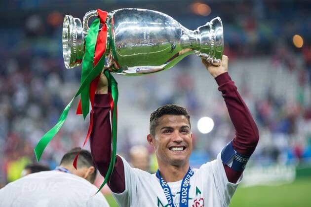 10.07.2016, Saint-Denis, UEFA EURO EM Europameisterschaft Fussball Nationalteam 2016, finale, Portugal - Frankreich, Cristiano Ronaldo (Portugal)  10072016_lusk_013