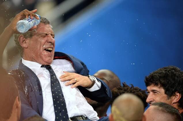 Fußball, EM Finale 2016 in Paris, Portugal - Frankreich 1:0 Fernando Santos (por) FOOTBALL : Portugal vs France - UEFA EURO EM Europameisterschaft Fussball Nationalteam 2016 - Finale - 10 07 2016 AnthonyBIBARD FEP Panoramic 