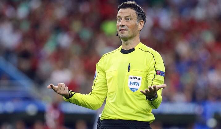 Paris, Fußball EM 2016 , Finale Portugal vs. Frankreich ,Schiedsrichter Mark Clattenburg ( ENG )