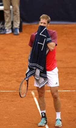 Foto : Florian Mayer ( GER ) verliert Tennis German Open in Hamburg Mon. 11.07.2016