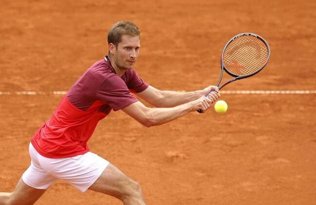 Foto : Florian Mayer ( GER ) Tennis German Open in Hamburg Mon. 11.07.2016