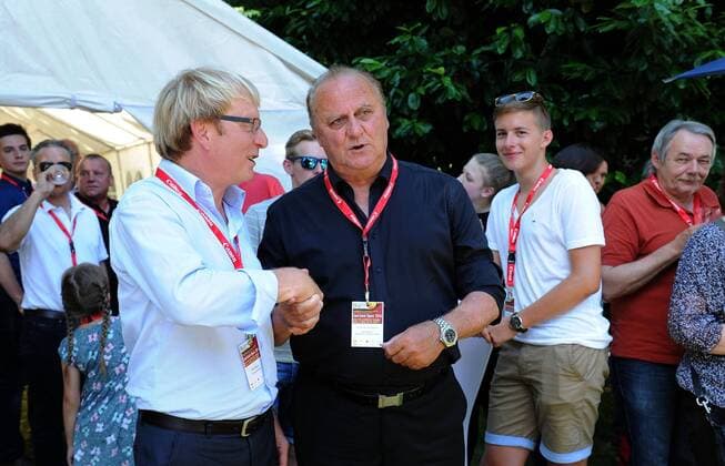 10.07.16, ITF Turnier Saarland Open, Germany F 6 Futures, beim STC Blau Weiss Saarlouis,,Sponsoren Brunch Saarland-Open, mit Ehrengast Innen-und Sportminsiter Klaus Bouillon, mit Zusage der Preisgelduebernahme durch das Ministerium in 2017, Saarlouis Copyright: Franz Eibner-Pressefoto EP_PFZ