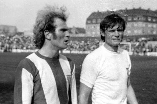 FC Bayern München gegen Hamburger SV, Uli Hoeneß und Peter Nogly