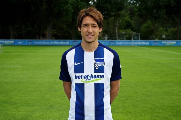 Fussball Berlin 12.07.2016 GER, 1. BL, DFL, Portraittermin, Porträttermin 2016 2017 Hertha BSC Berlin Hajime Hosogai