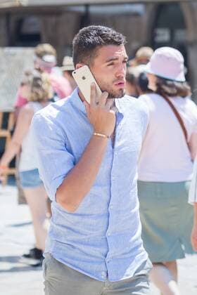 Fußball, Mateo Kovacic unterwegs in Dubrovnik Mateo Kovacic in Dubrovnik - Croatia 12.07.2016., Dubrovnik, Croatia - Real Madrid player Mateo Kovacic walking on Stradun with mayor deputy Zeljko Raguz.  GrgoxJelavic PIXSELL