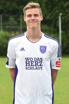 Fußball 3. Liga, Porträttermin 2016 2017 VfL Osnabrück am 12.07.2016 in der Sportpark Illoshöhe in Osnabrück Steffen Tigges (Osnabrueck) mt