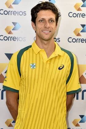Copa Davis Brasil X Equador Marcelo Melo of the Brazilian team during a press conference PK Pressekonferenz before the matches between BRAZIL ECUADOR X-evaluated by the American Zonal I Davis Cup at the Arena Minas Tennis Club in Belo Horizonte on the afternoon of Tuesday. x1159850x  Mour?oxPanda