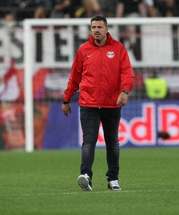 SOCCER - CL quali, RBS vs Liepaja SALZBURG,AUSTRIA,12.JUL.16 - SOCCER - UEFA Champions League, qualification, Red Bull Salzburg vs FK Liepaja. Image shows head coach Oscar Garcia (RBS). GEPAxpictures xHaraldxSteiner